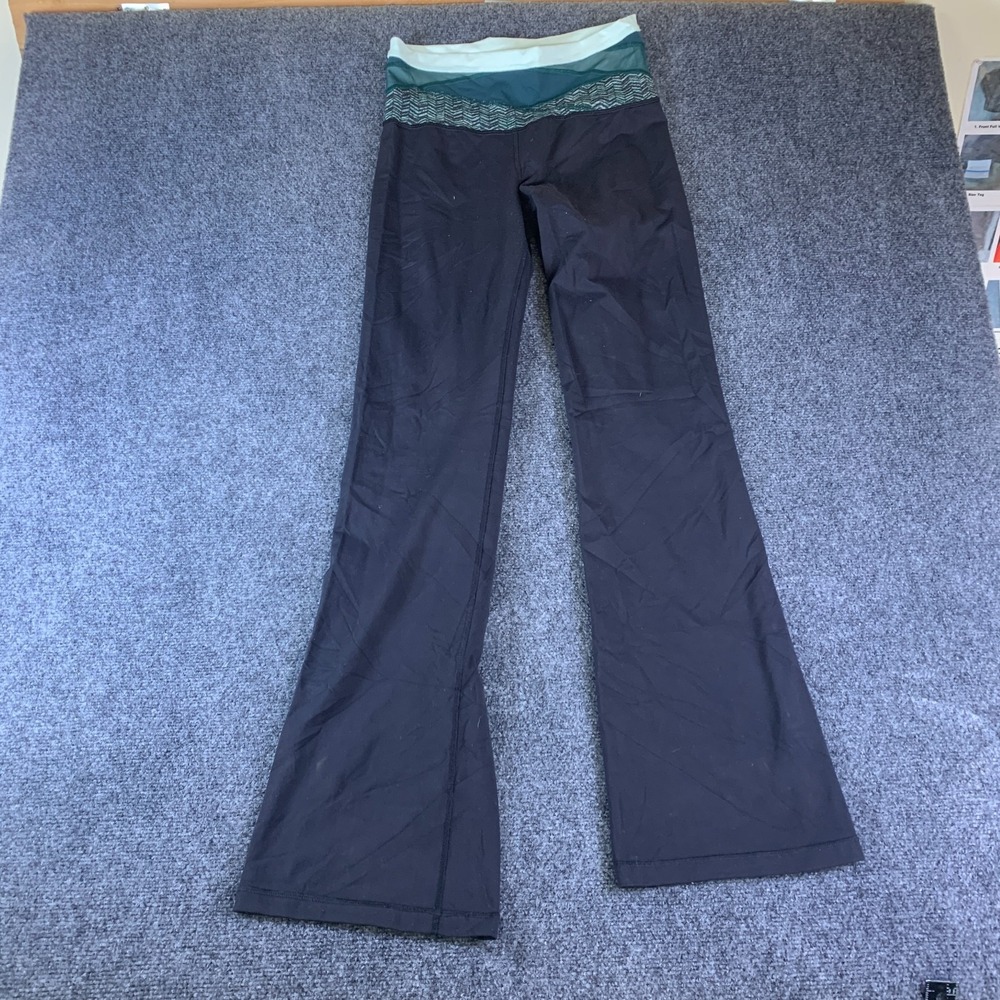 Lululemon Groove Flare Pant III Womens 6 Black Athleisure Training Workout
